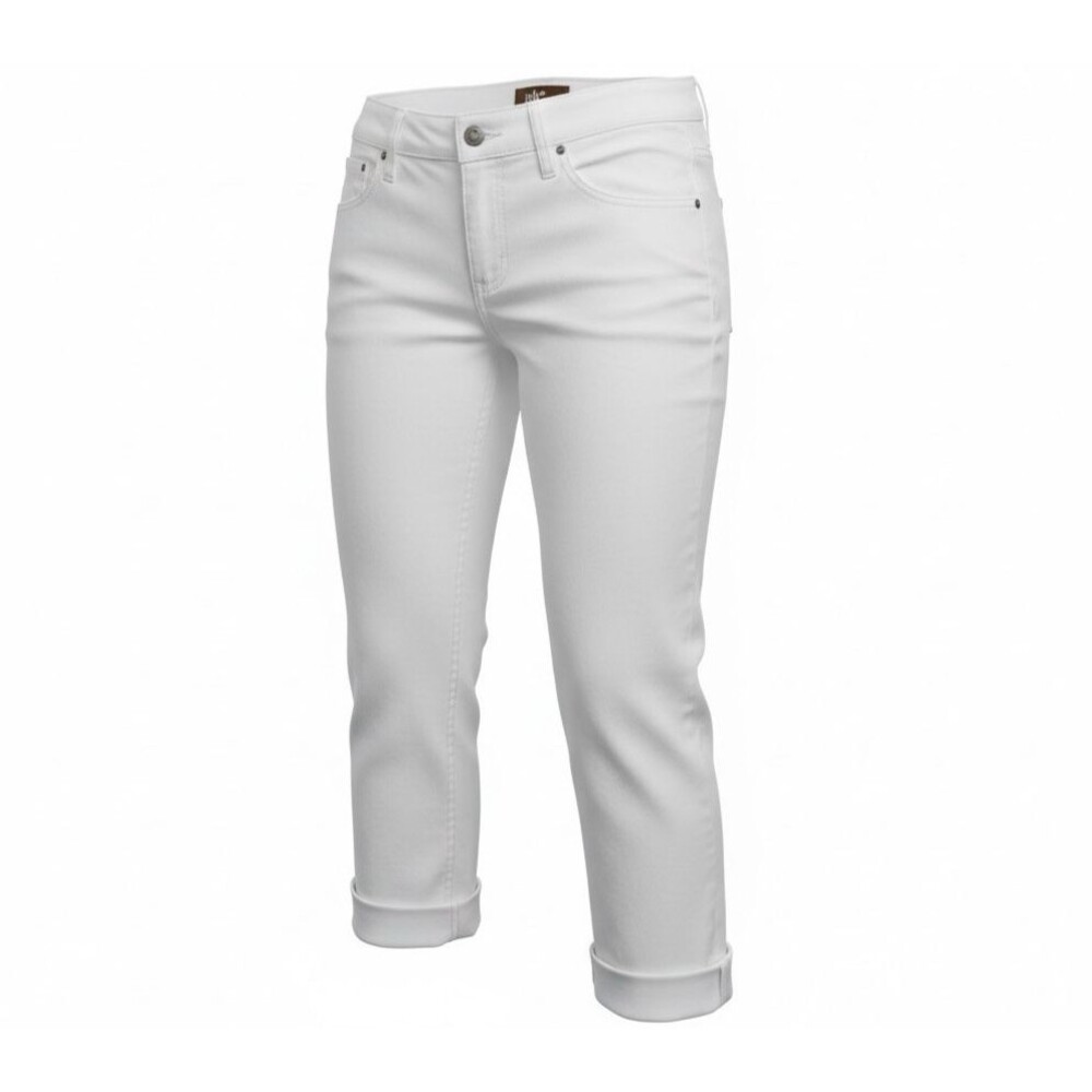 Women’s JOLT White Cropped Jeans • 11